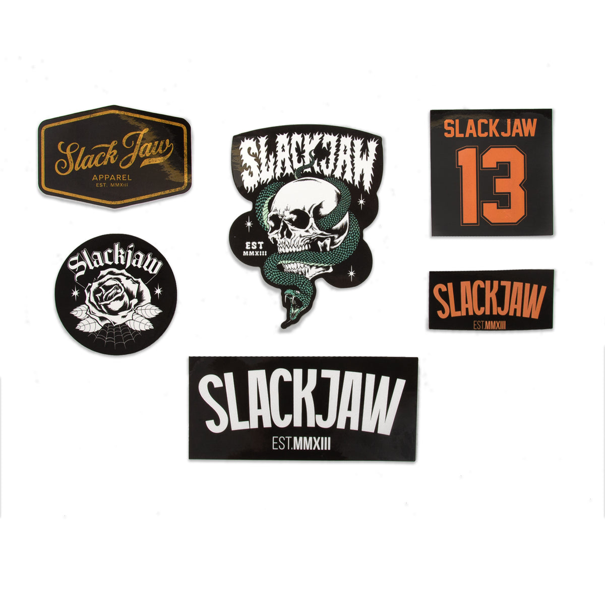 SLACKJAW Sticker Pack | Stickers | Vinyl Stickers | Slackjaw – Slackjaw ...