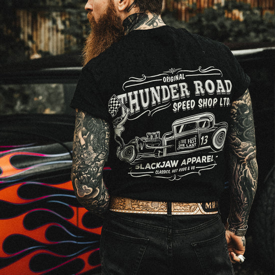 Thunder Road T Shirt - Black