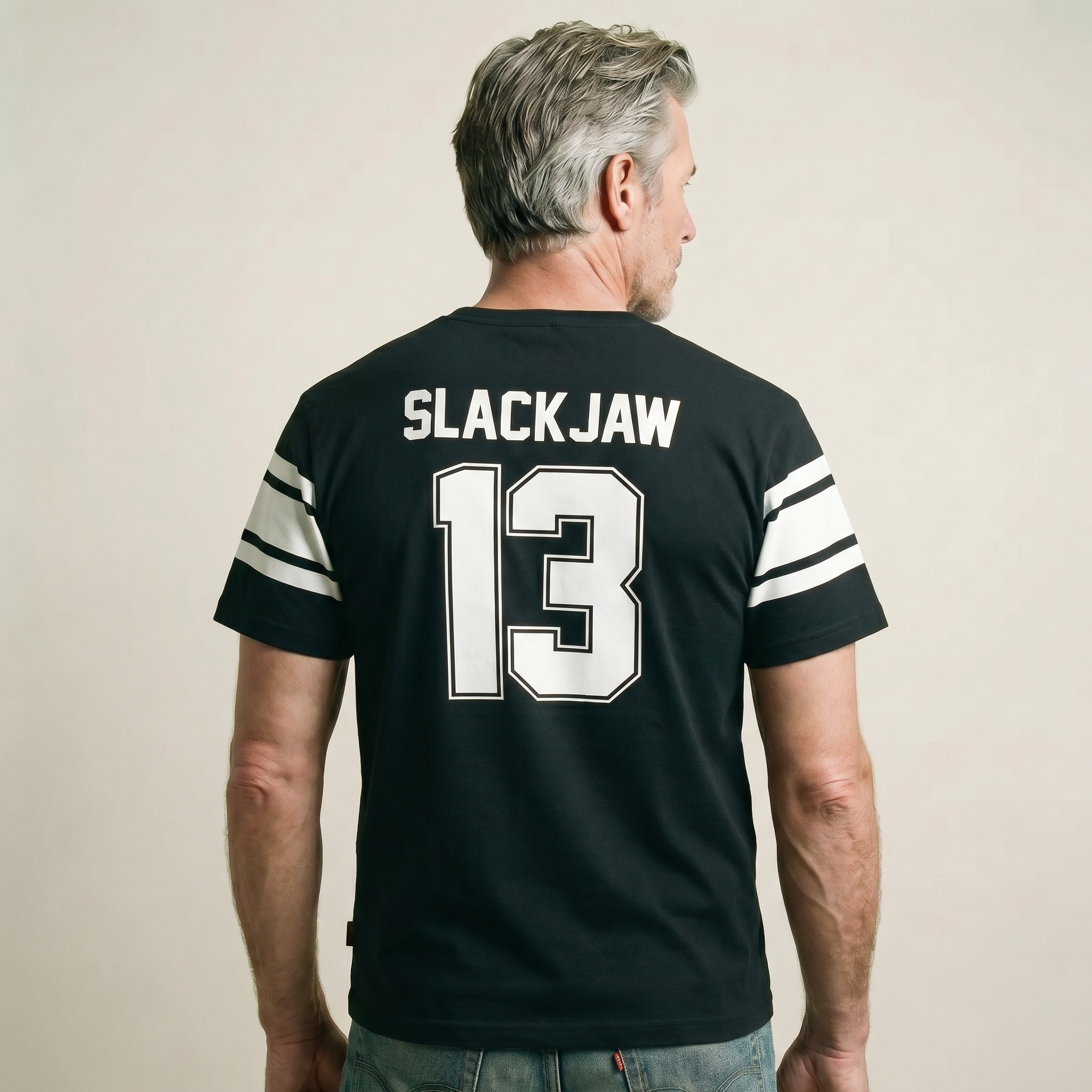 Thirteen T Shirt - Black/Bone