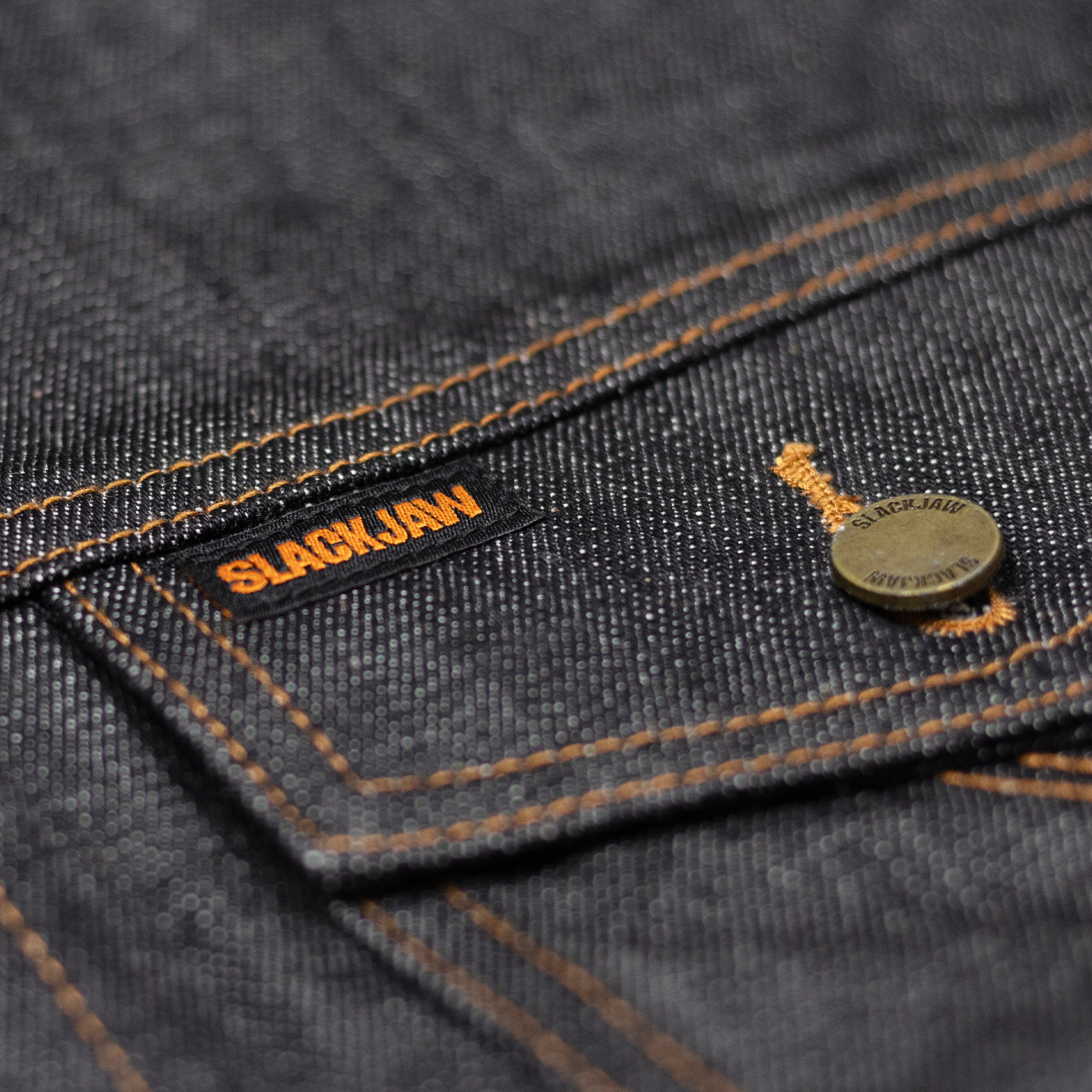 Slackjaw Raw Denim Jacket - Navy