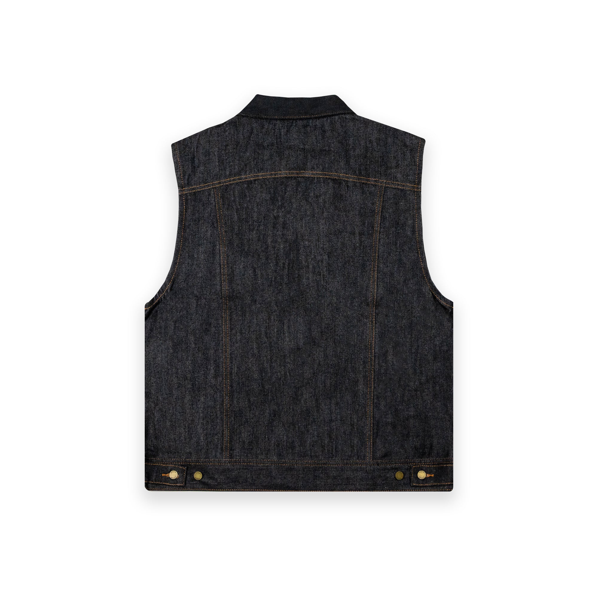 Slackjaw Raw Denim Vest - Navy
