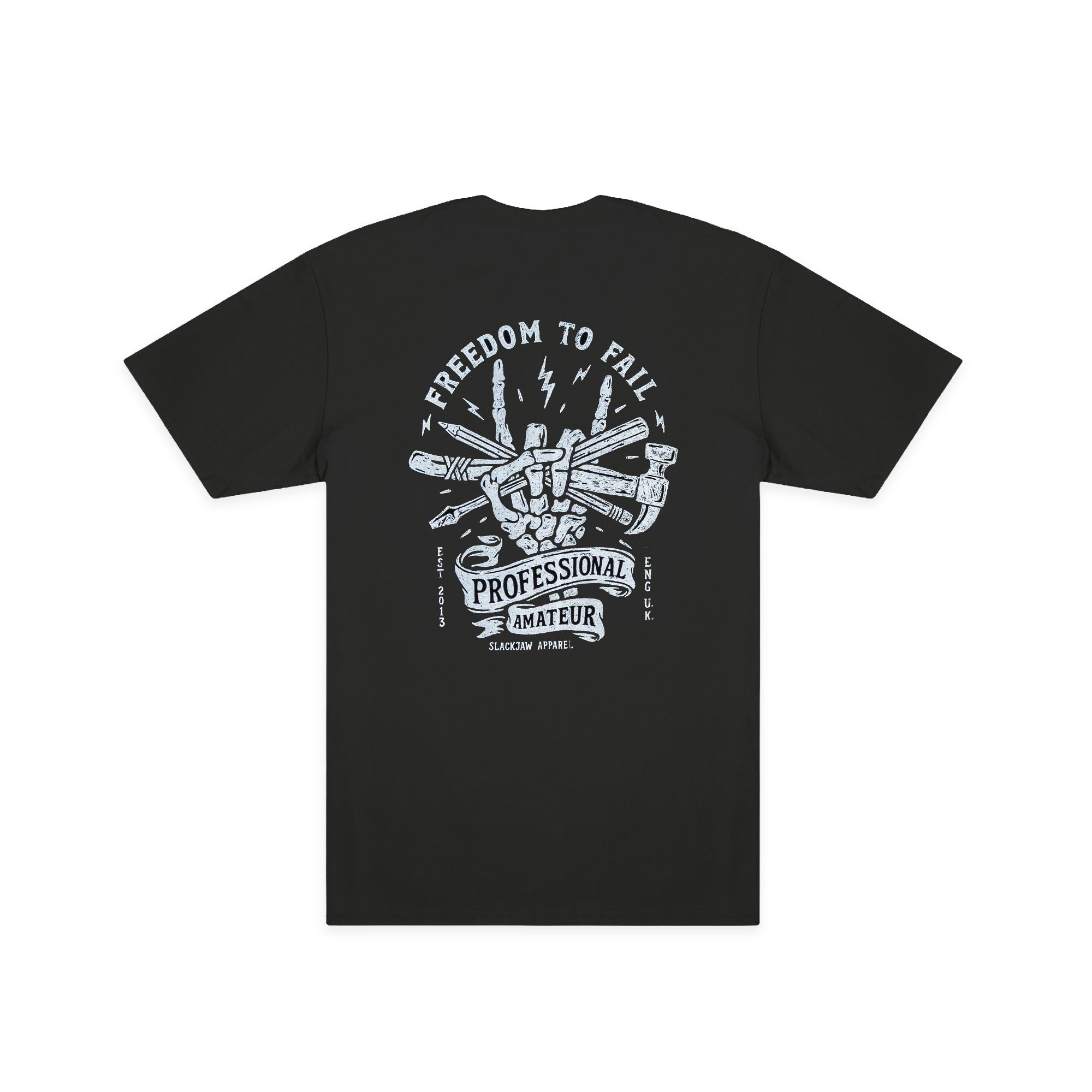 Freedom To Fail T Shirt - Black