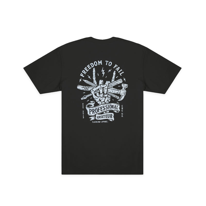 Freedom To Fail T Shirt - Black
