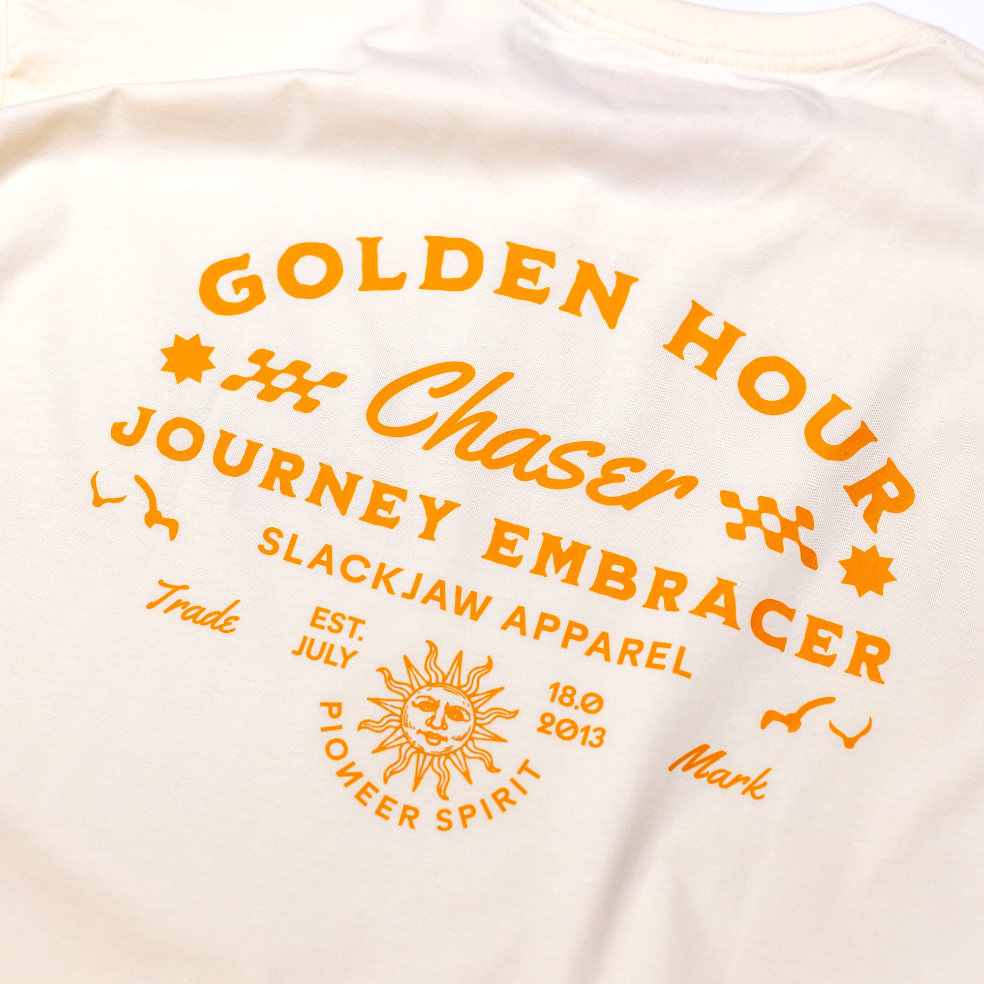 Golden Hour T Shirt - Bone