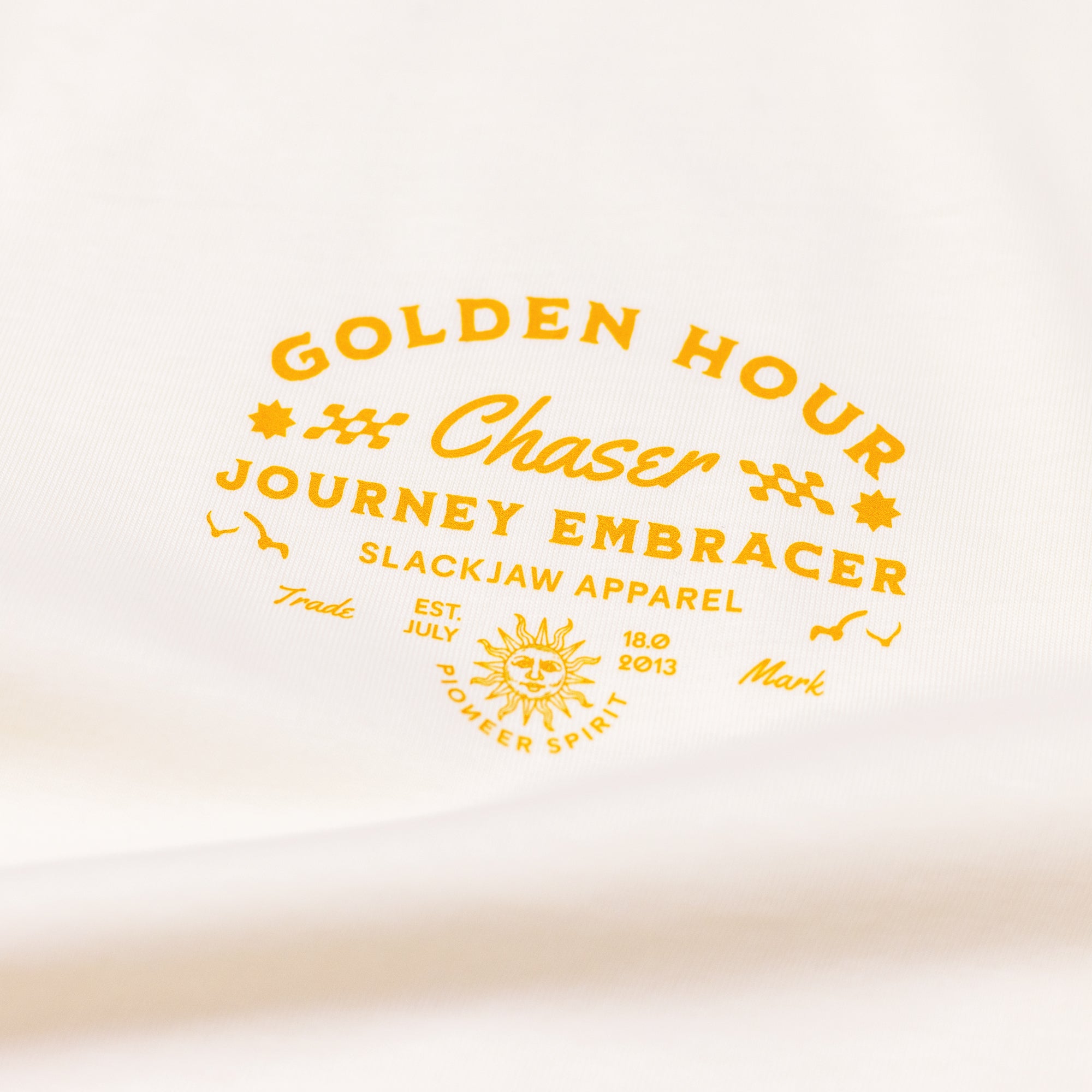 Golden Hour T Shirt - Bone