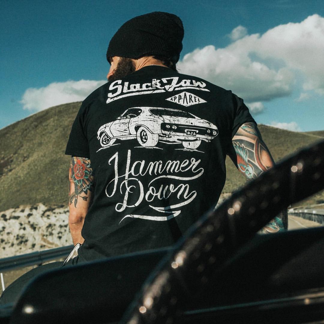 Hammer Down T Shirt - Black