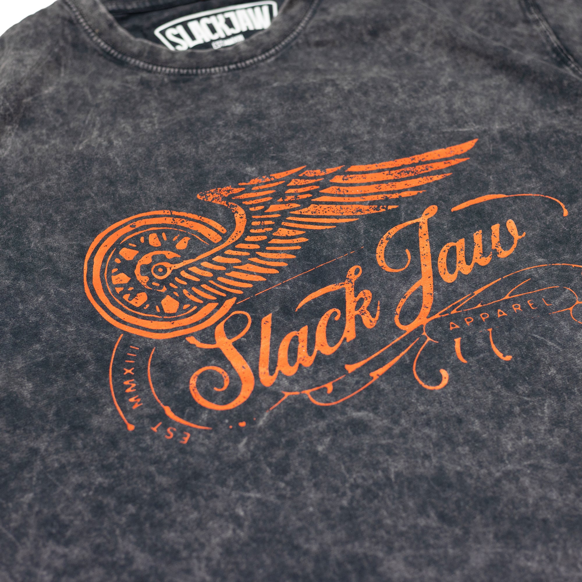Rusty Wheels T Shirt - Vintage Black