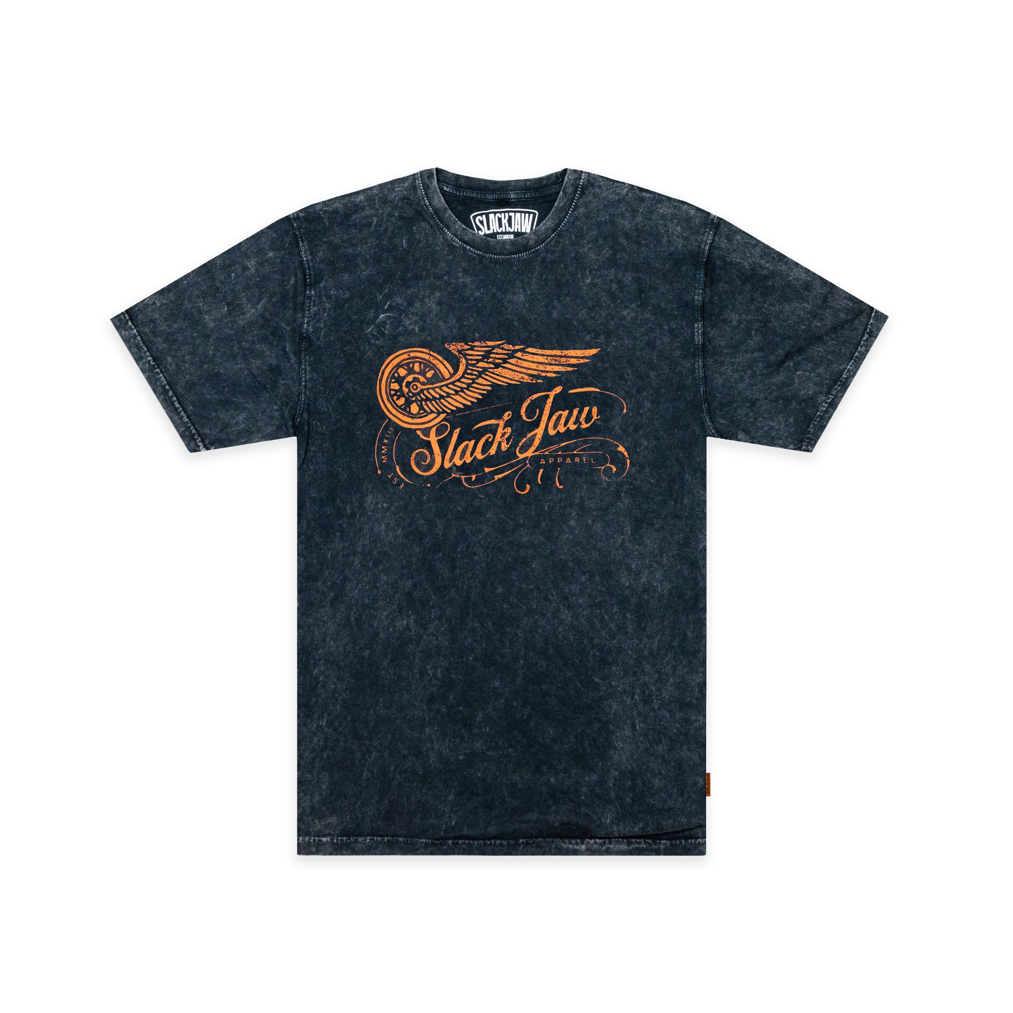 Rusty Wheels T Shirt - Vintage Black