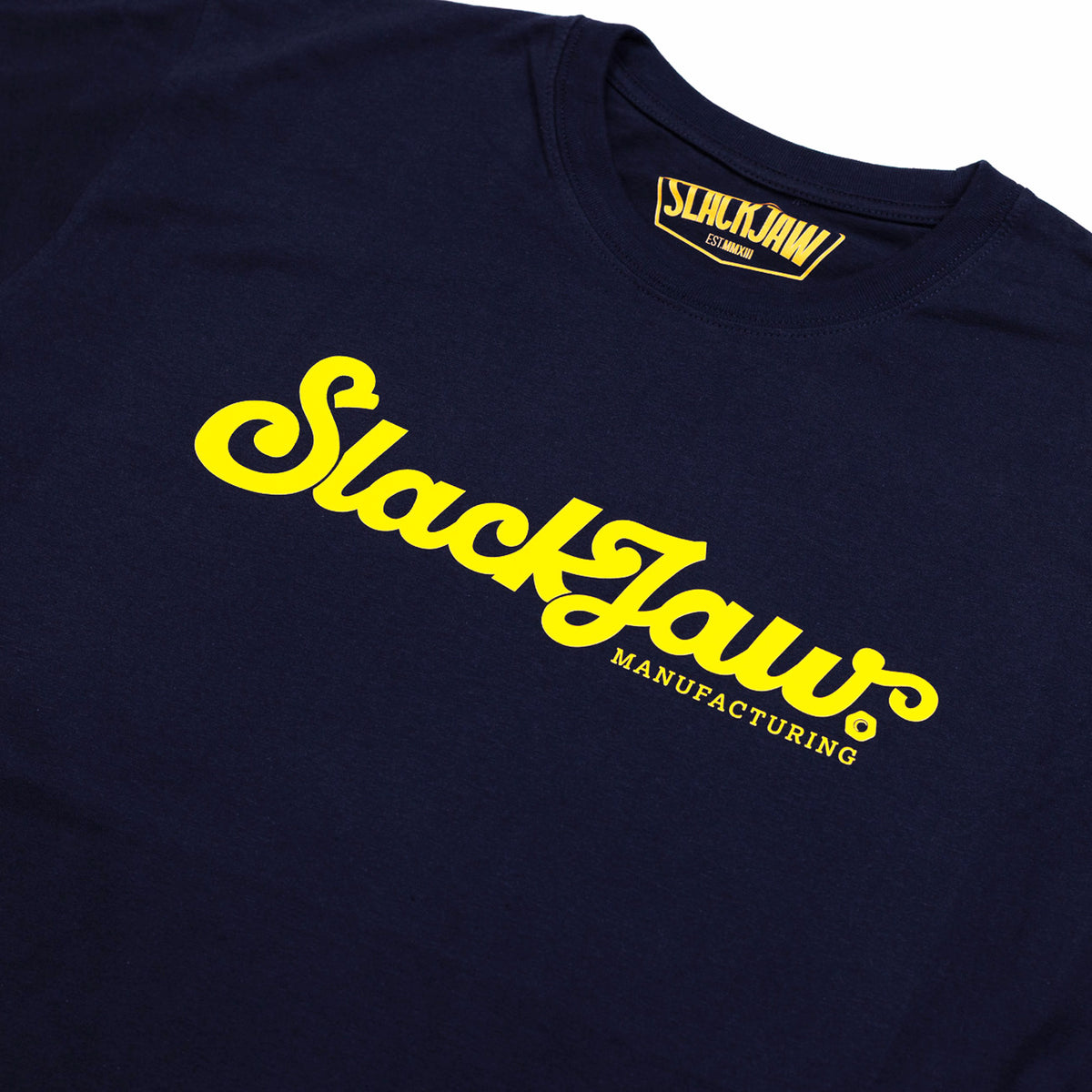 Script T Shirt - Navy