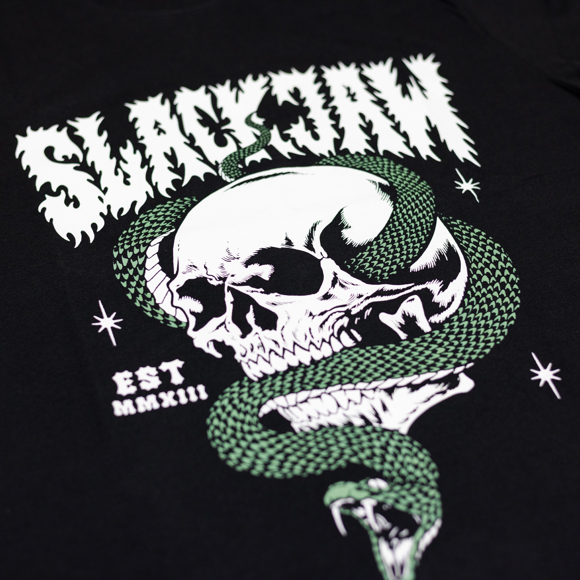 Snakeskull T Shirt - Black