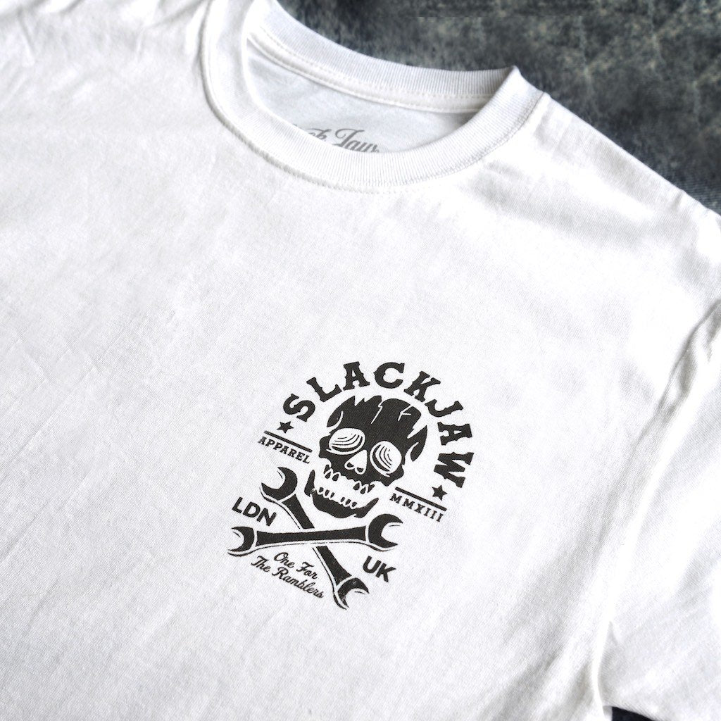 Death Valley T- Shirt - White - Slackjaw Apparel