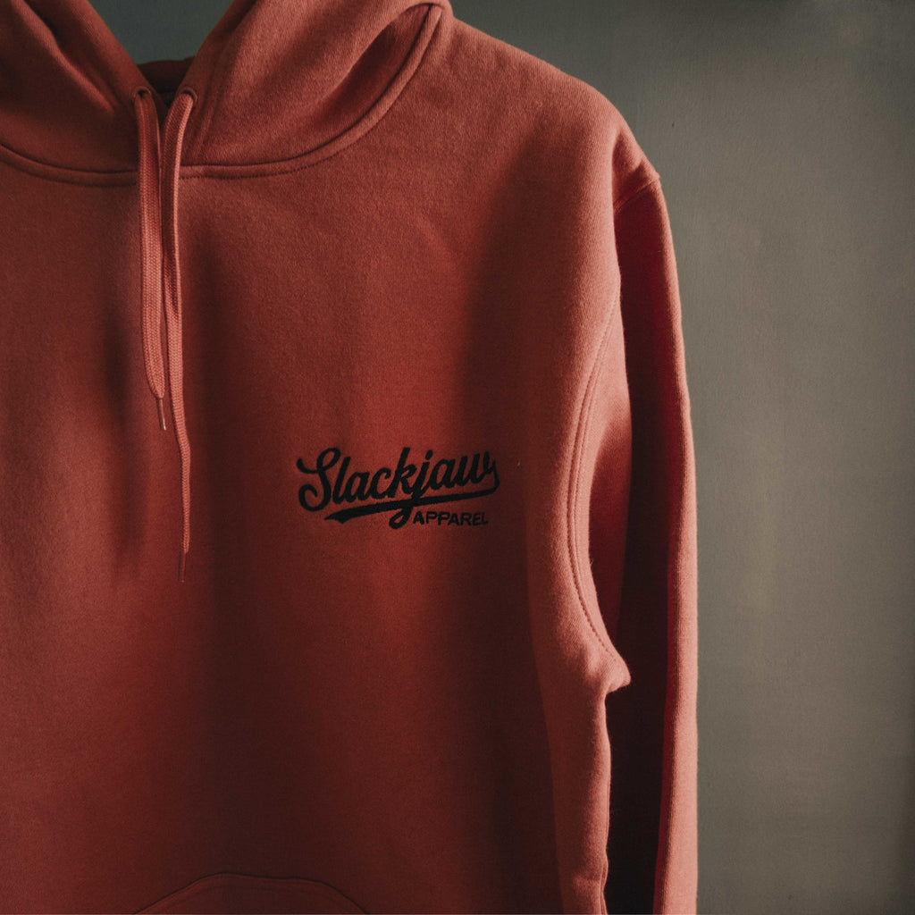 Nomad II Embroidered -Pullover Hoodie- Copper - Slackjaw Apparel